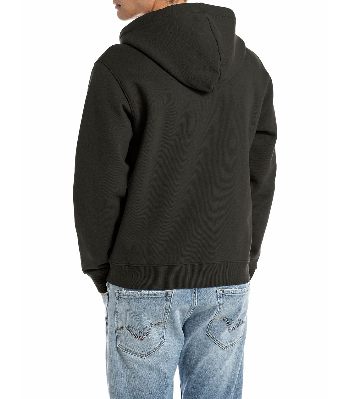 ブラッシュフリースRジップフーディー 詳細画像 ブラック 2